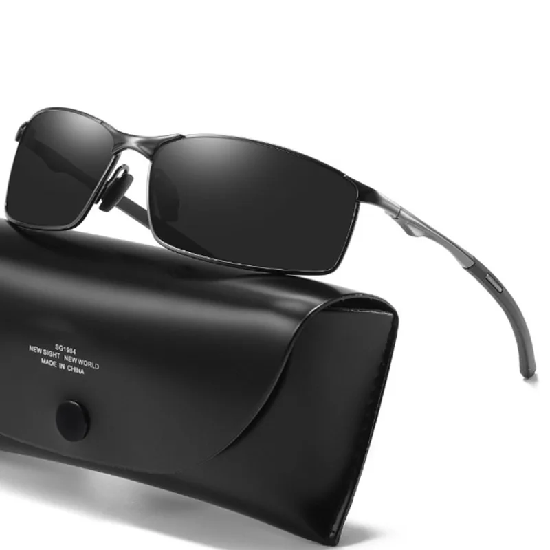 Sunglasses Aviator Polarized - Photochromic Men Polarized Sunglasses Male Metal