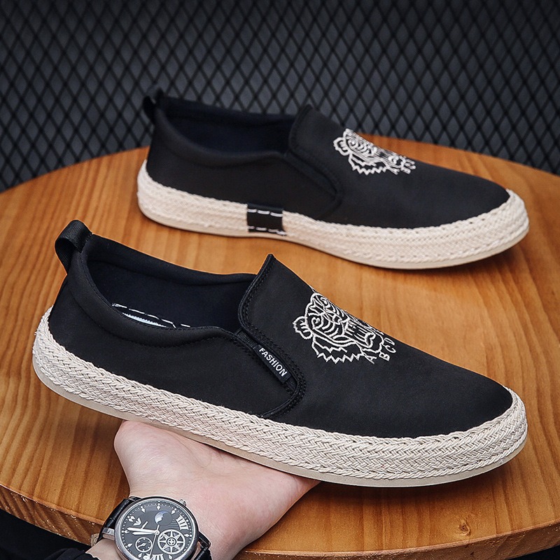 black Breathable shoes for man - Espadrille Slip On recensie en prijs
