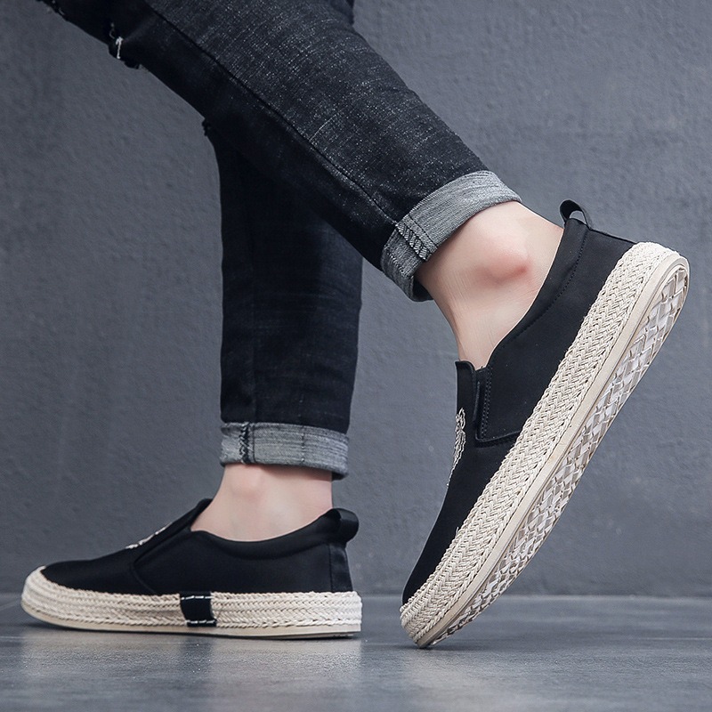 black Breathable shoes for man - Espadrille Slip On recensie en prijs
