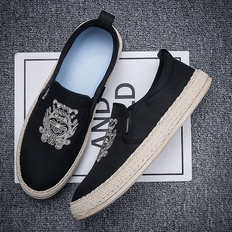 black Breathable shoes for man - Espadrille Slip On recensie en prijs