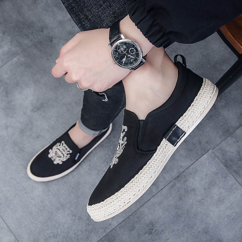 black Breathable shoes for man - Espadrille Slip On recensie en prijs
