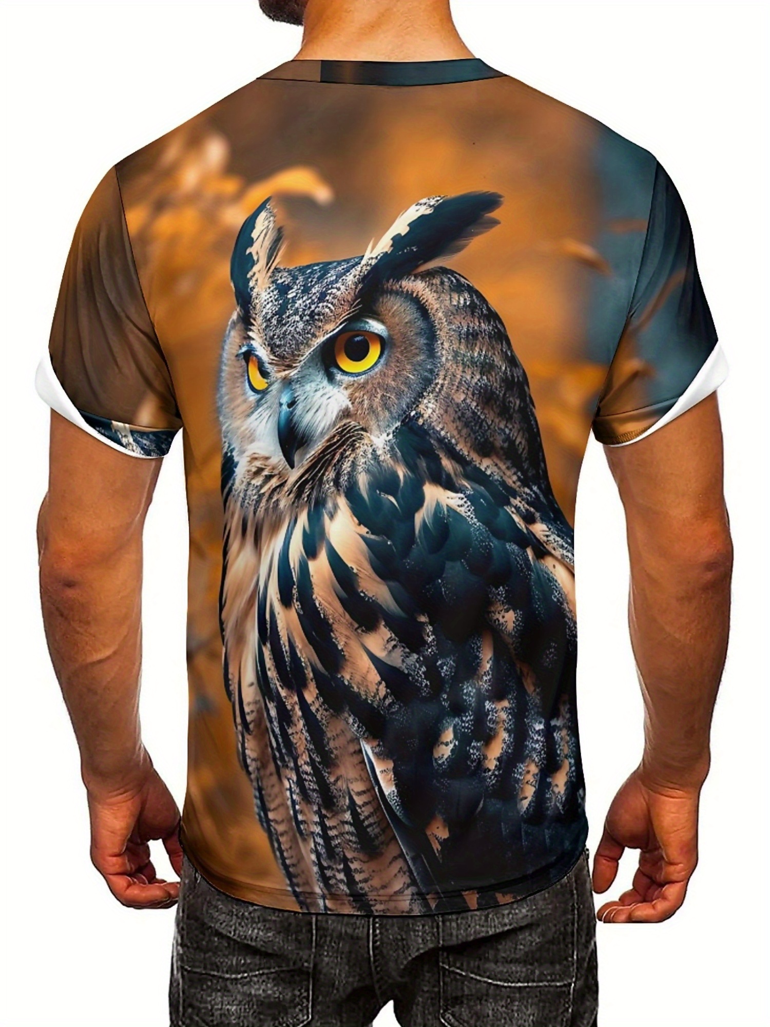 Men's & Women's 3D Print Owl G - Tee Graphic Print recensie en prijs