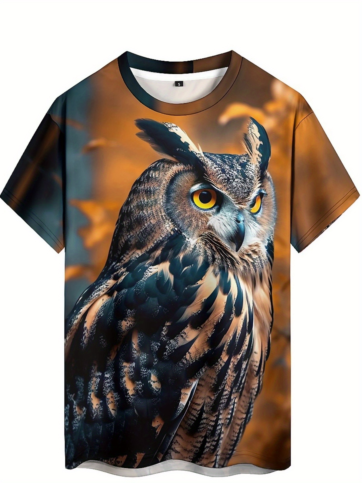Men's & Women's 3D Print Owl G - Tee Graphic Print recensie en prijs