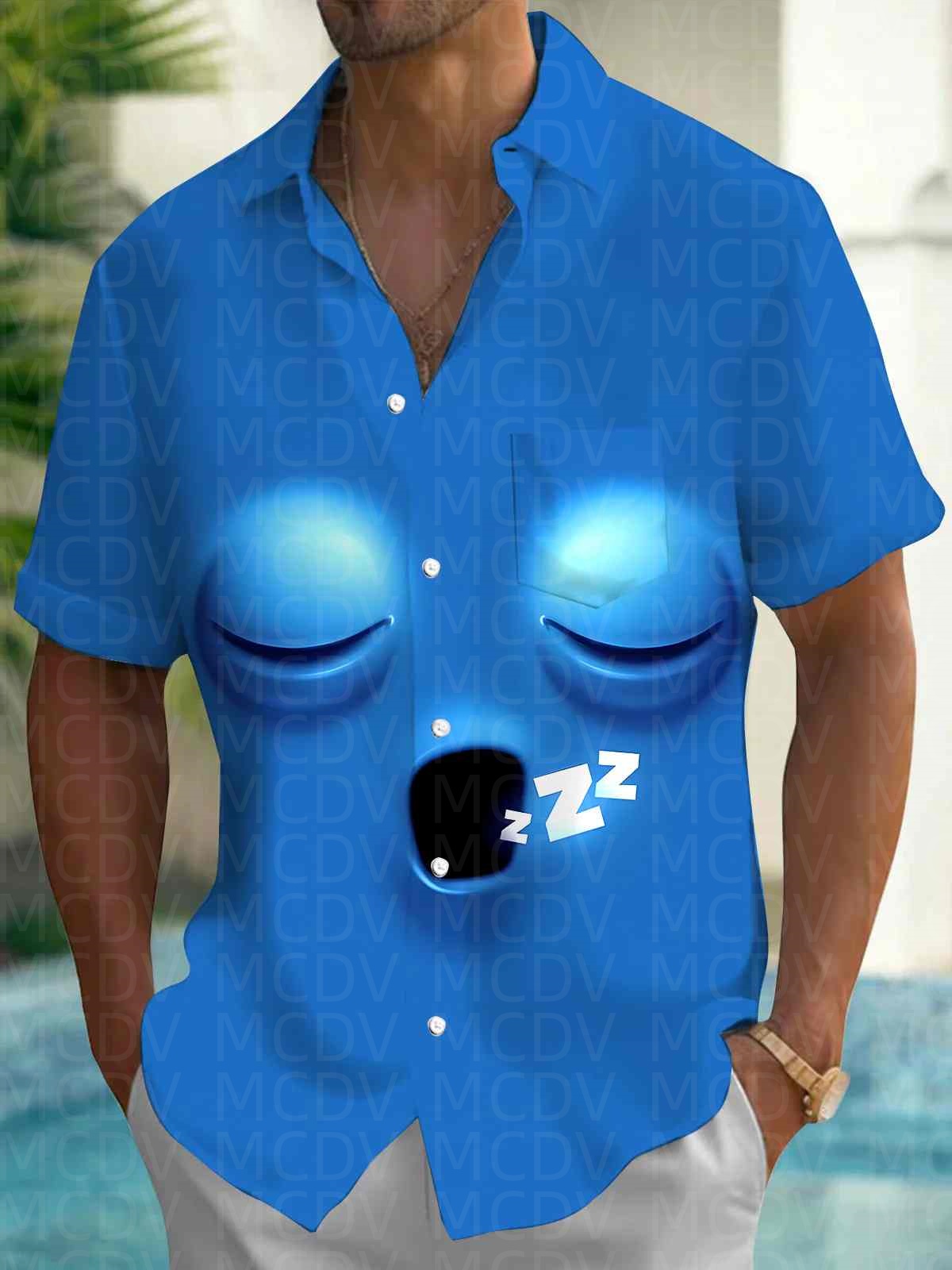 Cute Pattern Men's Hawaiian Sh - Shirt Camp Collar recensie en prijs