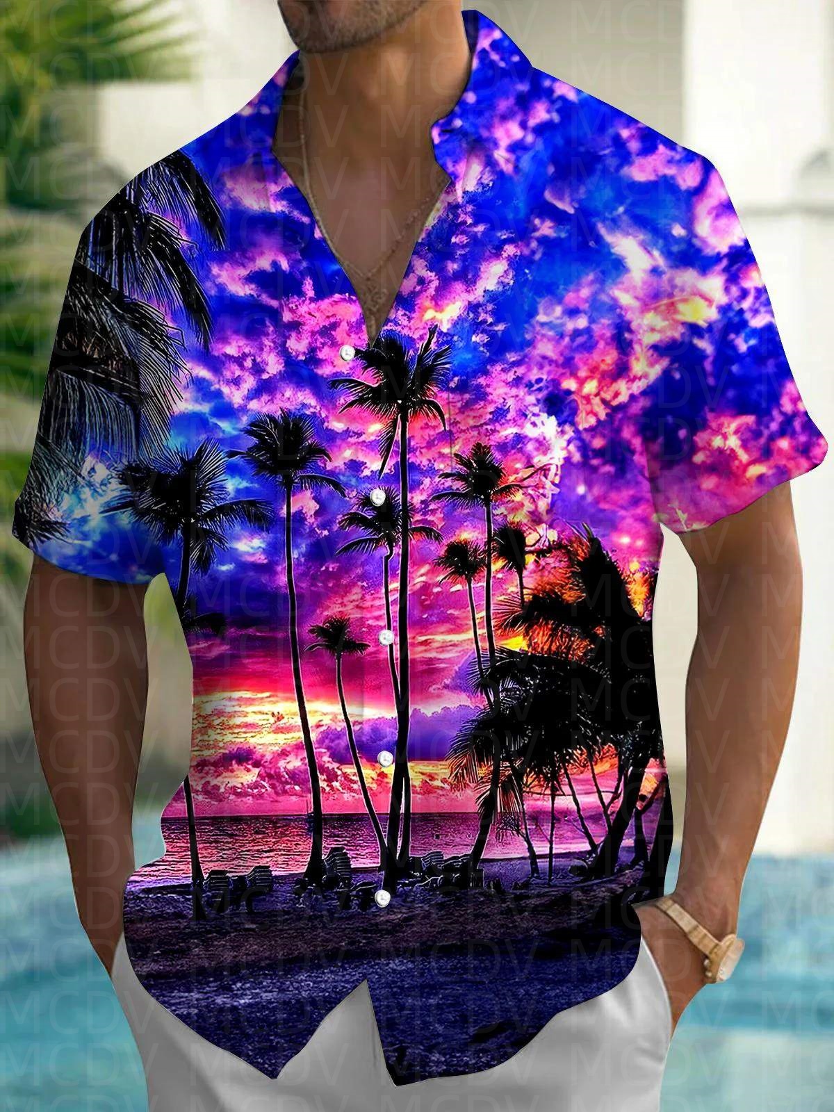 Cute Pattern Men's Hawaiian Sh - Shirt Camp Collar recensie en prijs