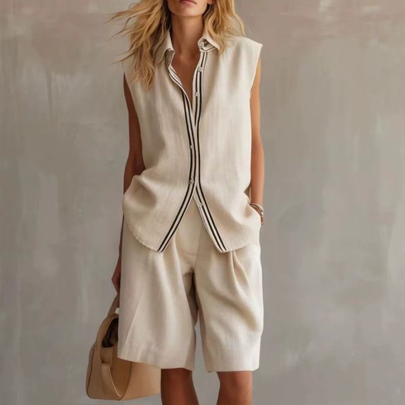 Summer Fashion Solid Linen Ble - Linen Shirt Breathable recensie en prijs