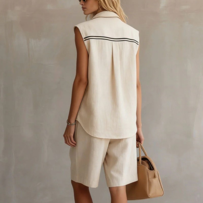Summer Fashion Solid Linen Ble - Linen Shirt Breathable recensie en prijs