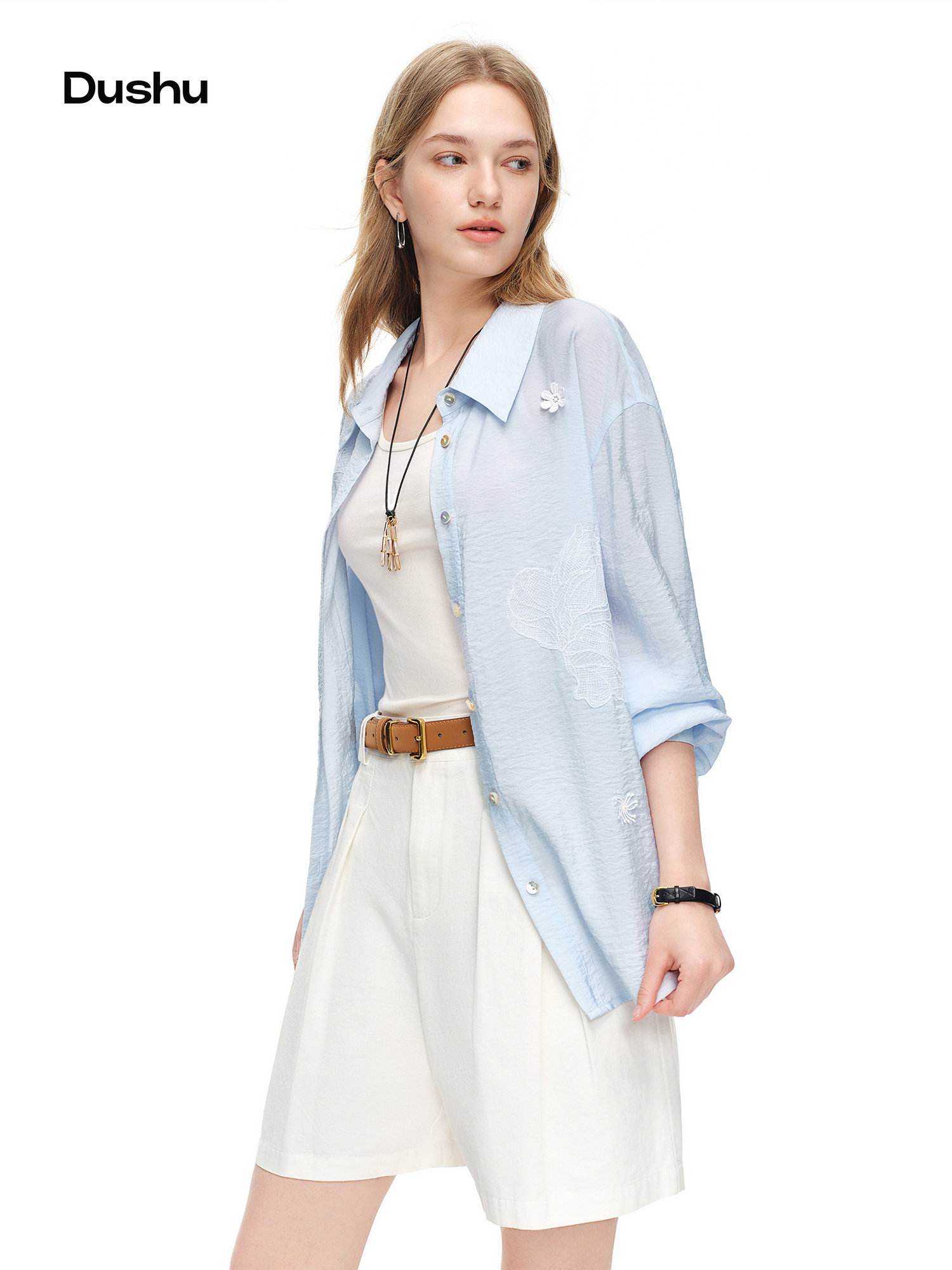 DUSHU 2026 Summer Women's Ligh - Resort Shirt Floral recensie en prijs