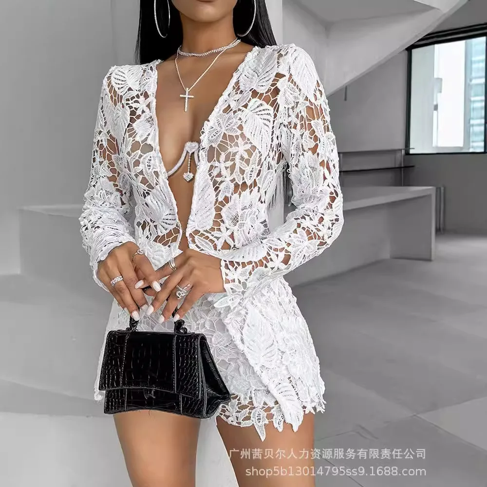 Women Sexy Short Sets Hollow O - Linen Shirt Breathable recensie en prijs