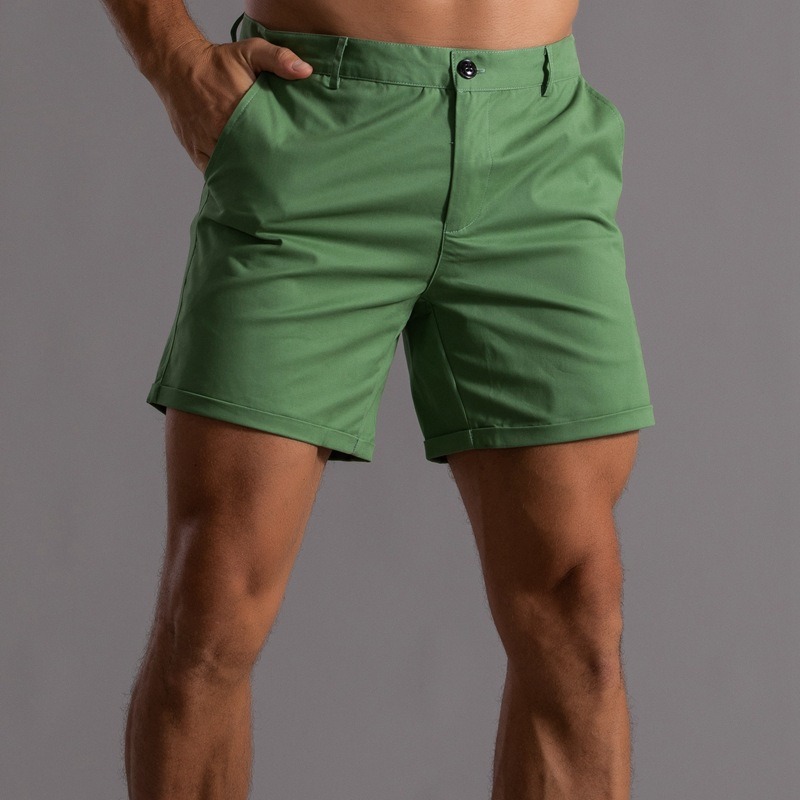 Men Slim Fit Chino Shorts Roll - Shorts Chino Slim recensie en prijs