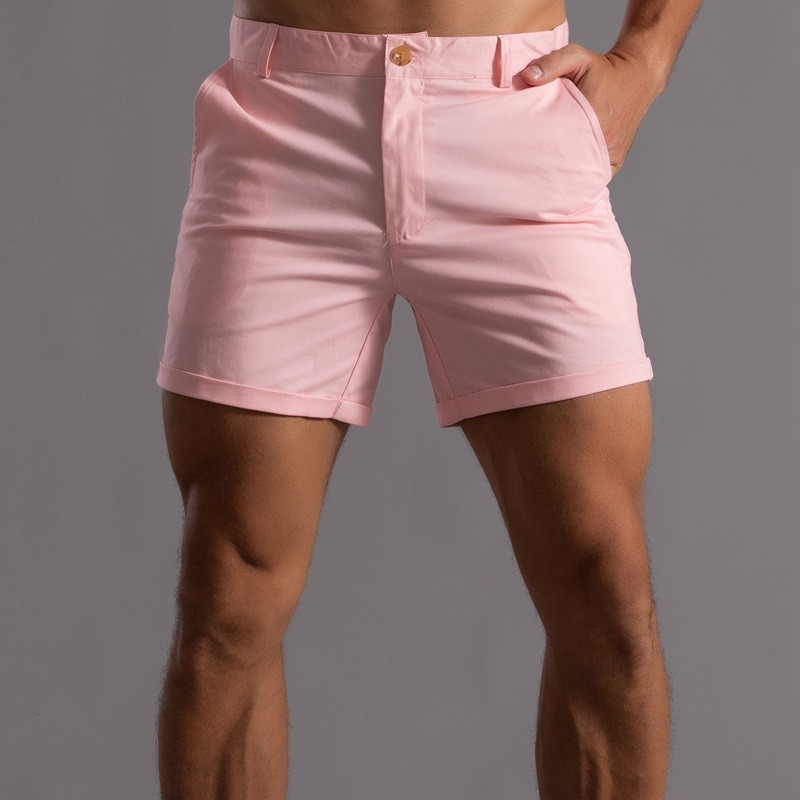 Men Slim Fit Chino Shorts Roll - Shorts Chino Slim recensie en prijs