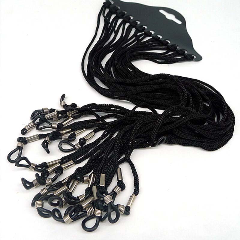 12pcs/set Black Nylon Cord Eye - Sunglass Retainer Cord recensie en prijs