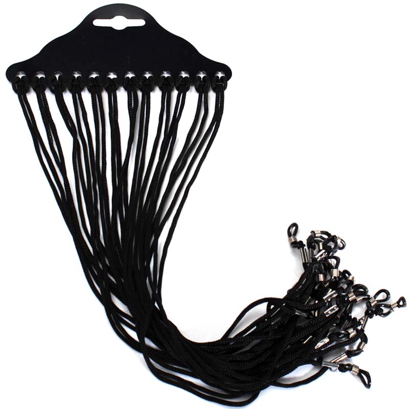 12pcs/set Black Nylon Cord Eye - Sunglass Retainer Cord recensie en prijs