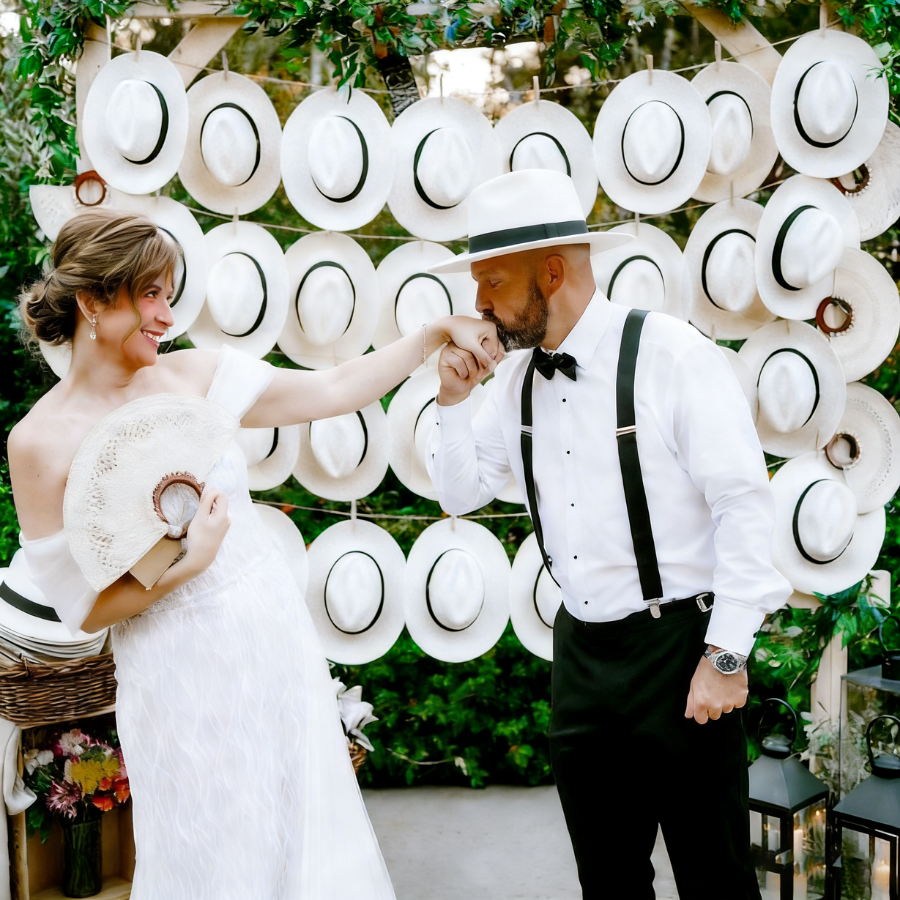 6-48PACK Wedding Straw Fedora  - Bucket Hat Straw recensie en prijs