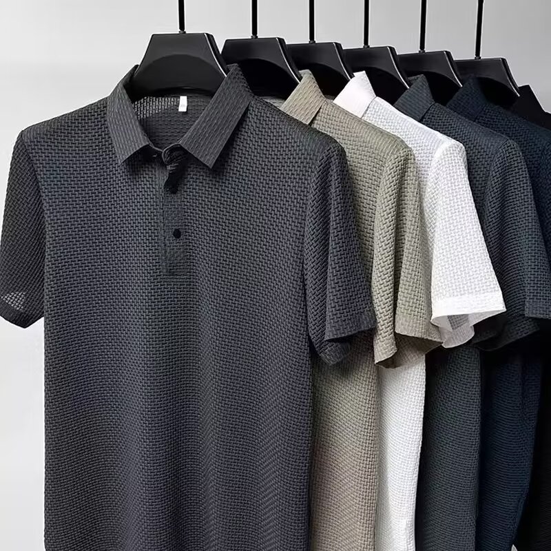 Summer New Men's Lop-up Hollow - Polo Shirt Pique recensie en prijs