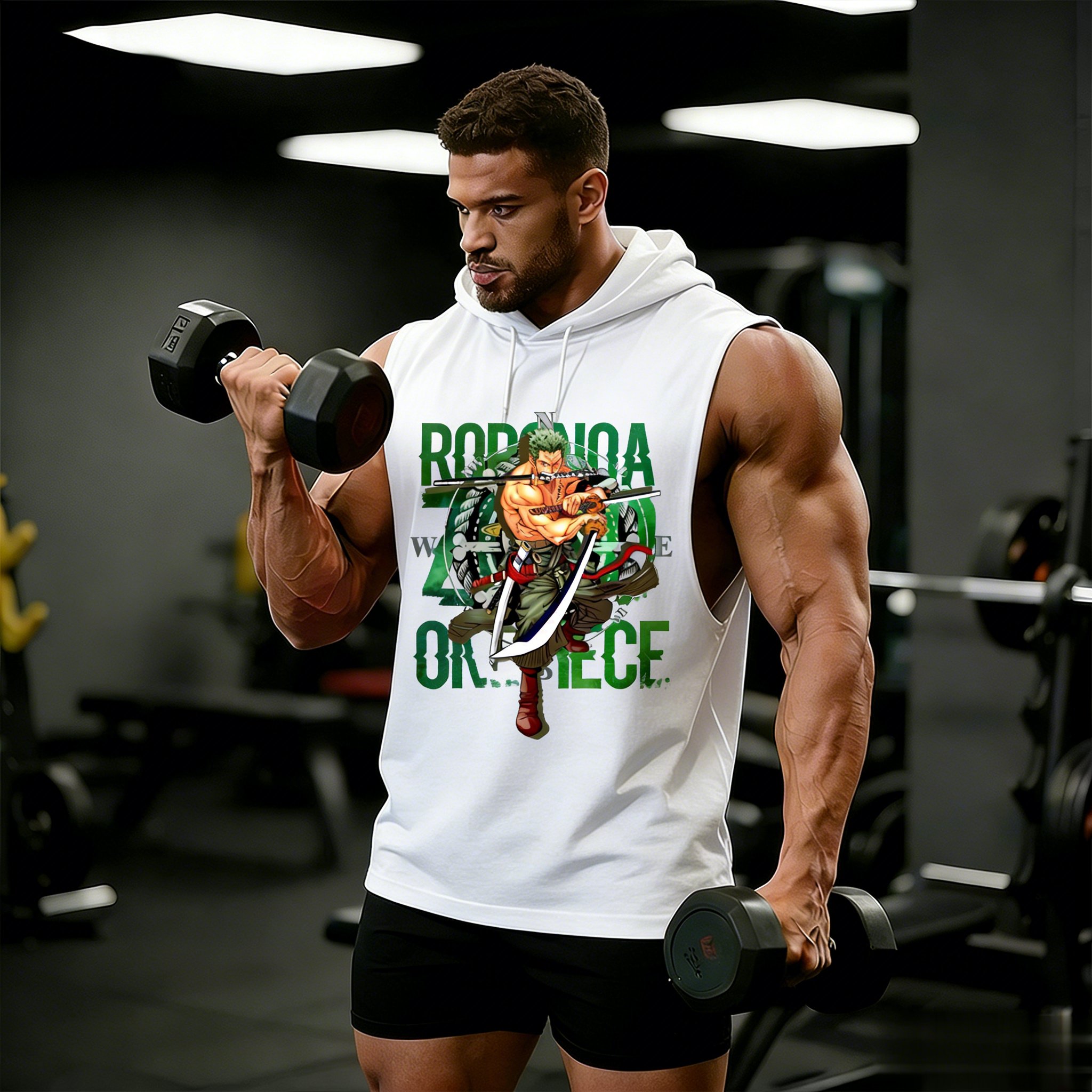 One Piece Zoro Roronoa Anime W - Tank Top Muscle recensie en prijs