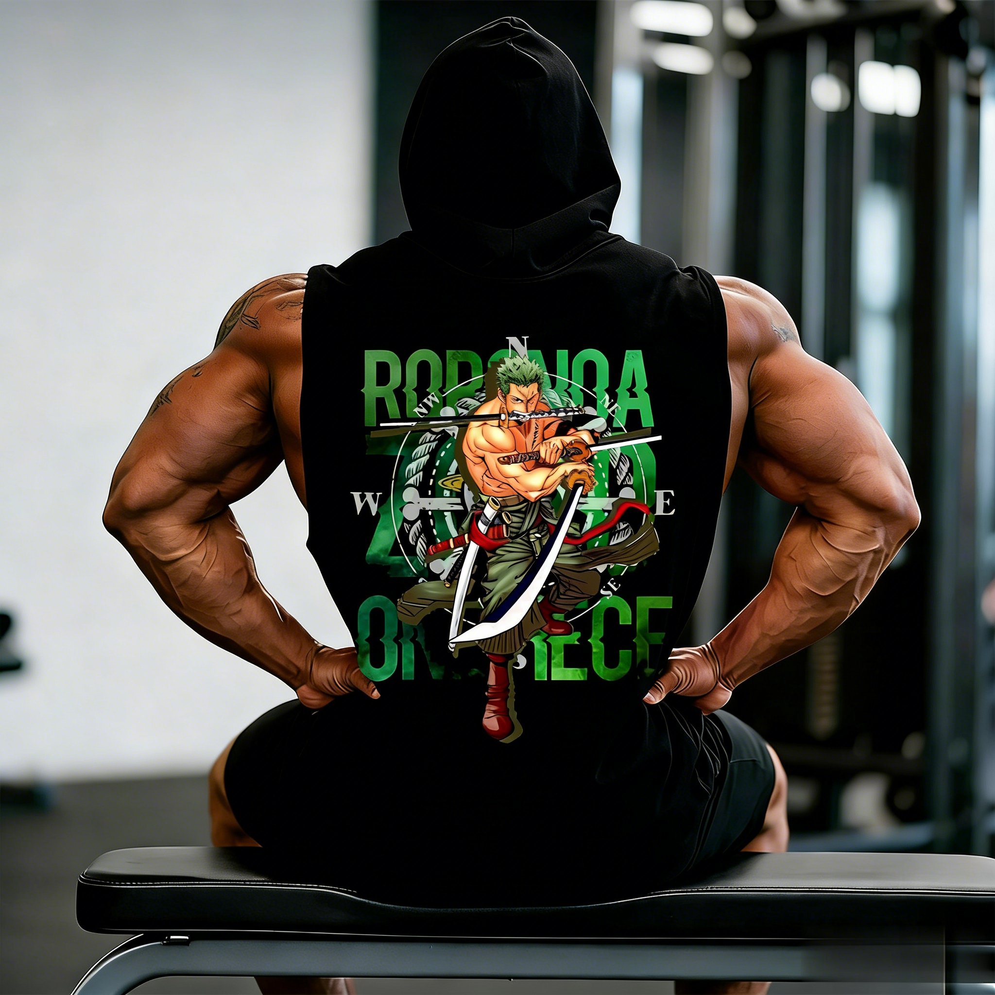 One Piece Zoro Roronoa Anime W - Tank Top Muscle recensie en prijs