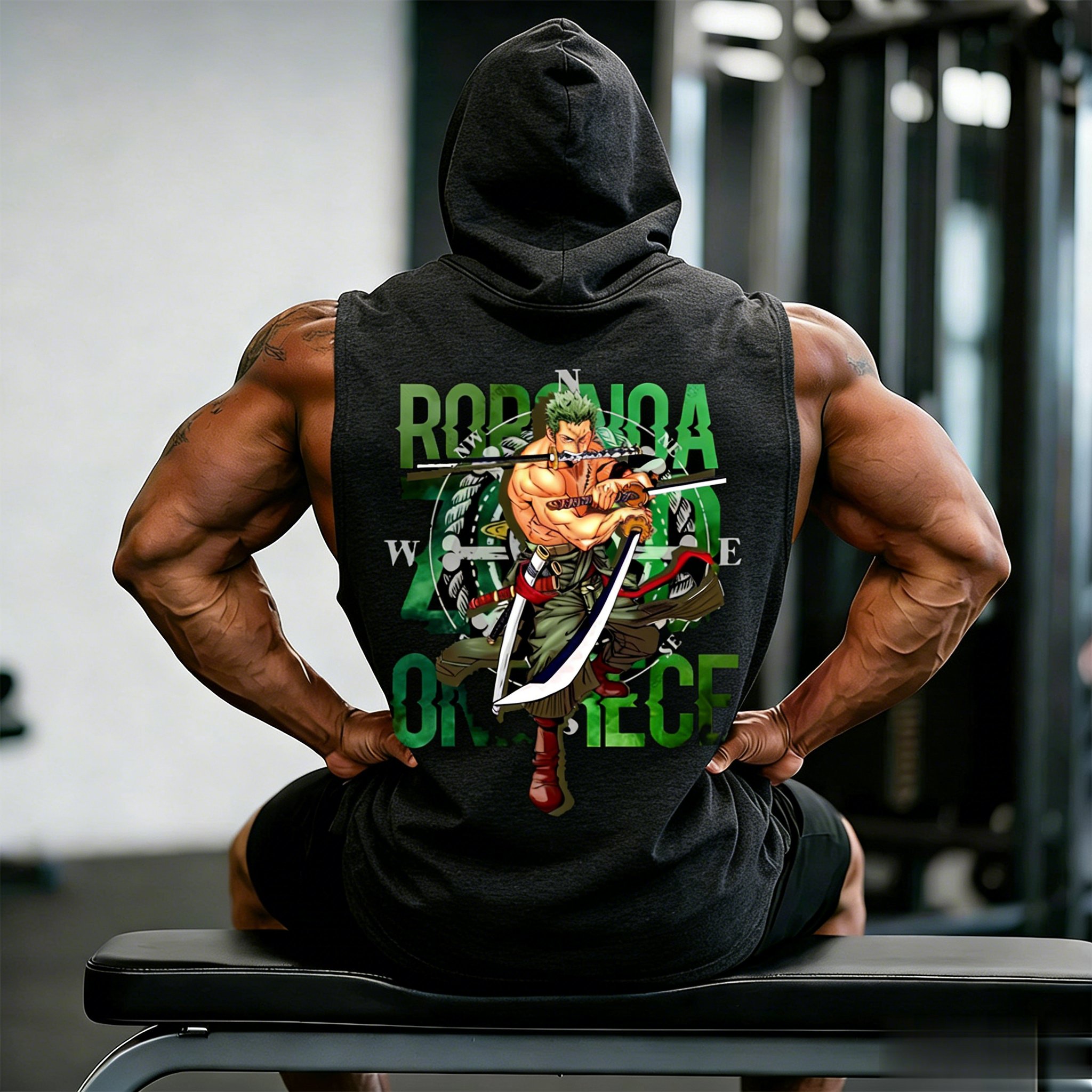 One Piece Zoro Roronoa Anime W - Tank Top Muscle recensie en prijs