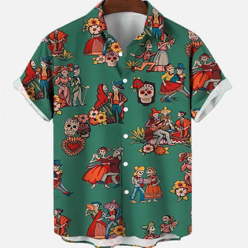 Summer Men's Fashion Casual So - Resort Shirt Floral recensie en prijs