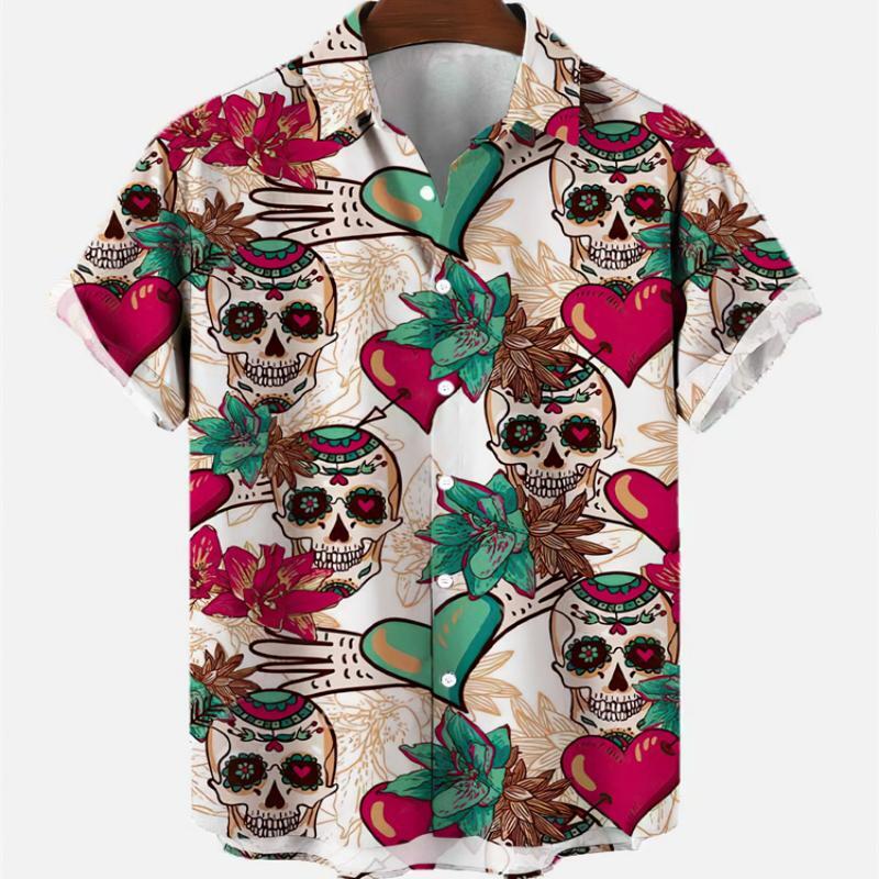 Summer Men's Fashion Casual So - Resort Shirt Floral recensie en prijs