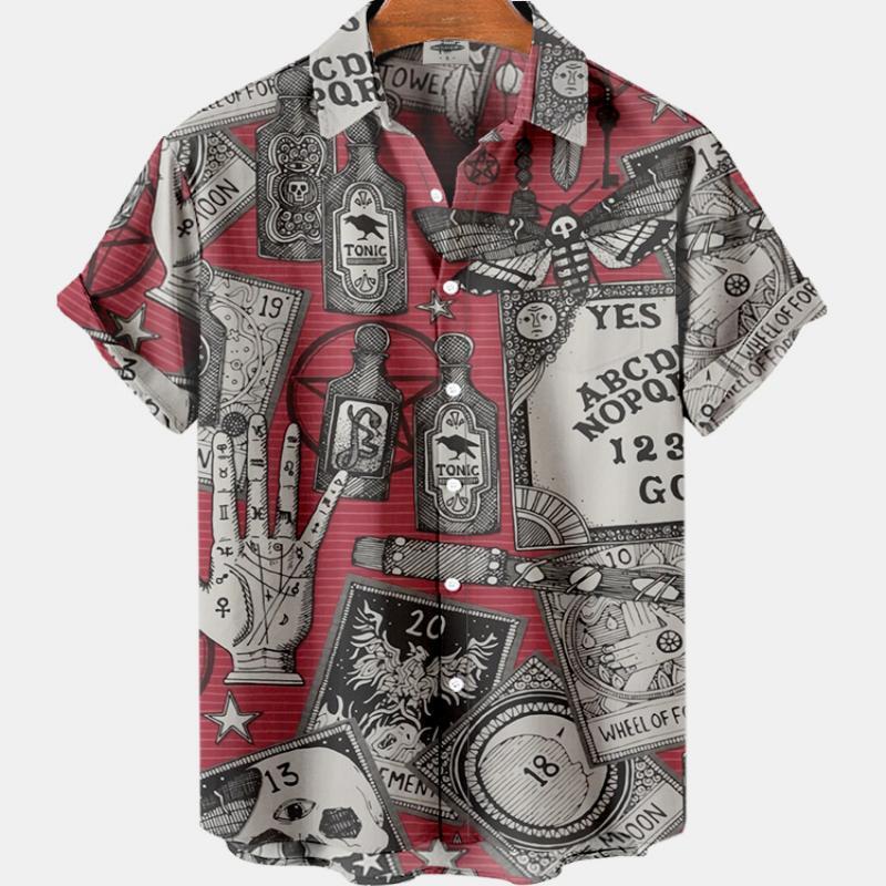 Summer Men's Fashion Casual So - Resort Shirt Floral recensie en prijs