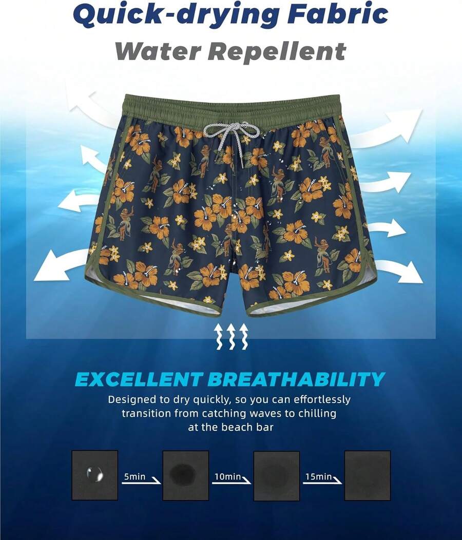 Mens Quick Dry Retro Swim Trun - Swim Trunk Quick Dry recensie en prijs