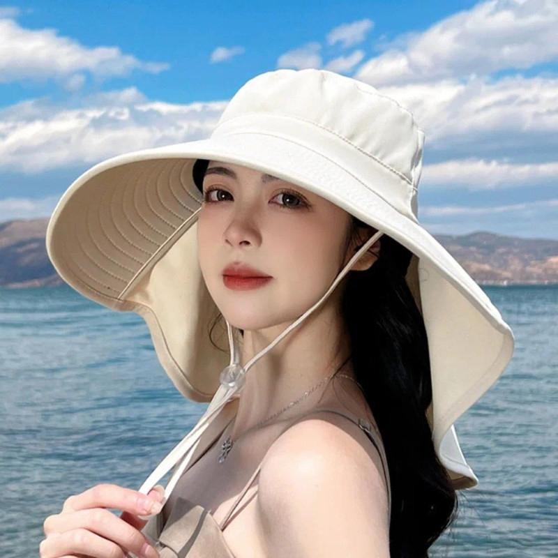 Outdoor UV Anti Neck Protectio - Bucket Hat Straw recensie en prijs