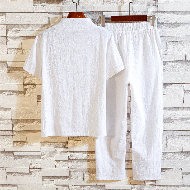 Men's Summer Cotton Linen Shor - Linen Shirt Breathable recensie en prijs