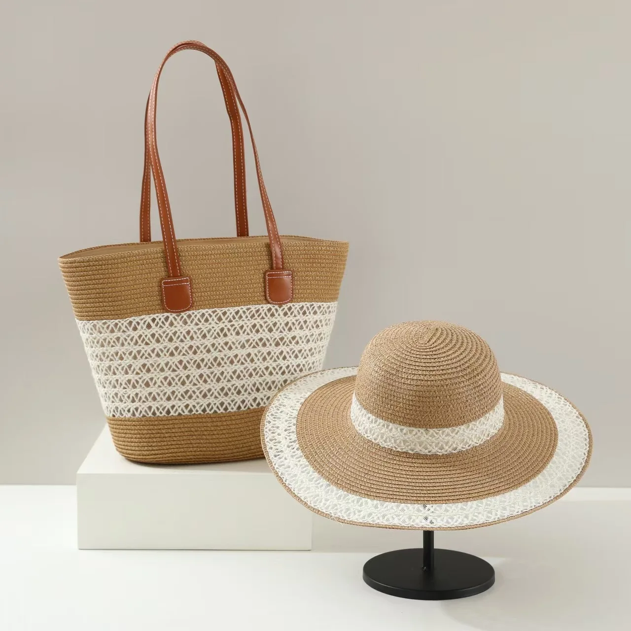 Large Capacity Straw Woven Bag - Bucket Hat Straw recensie en prijs