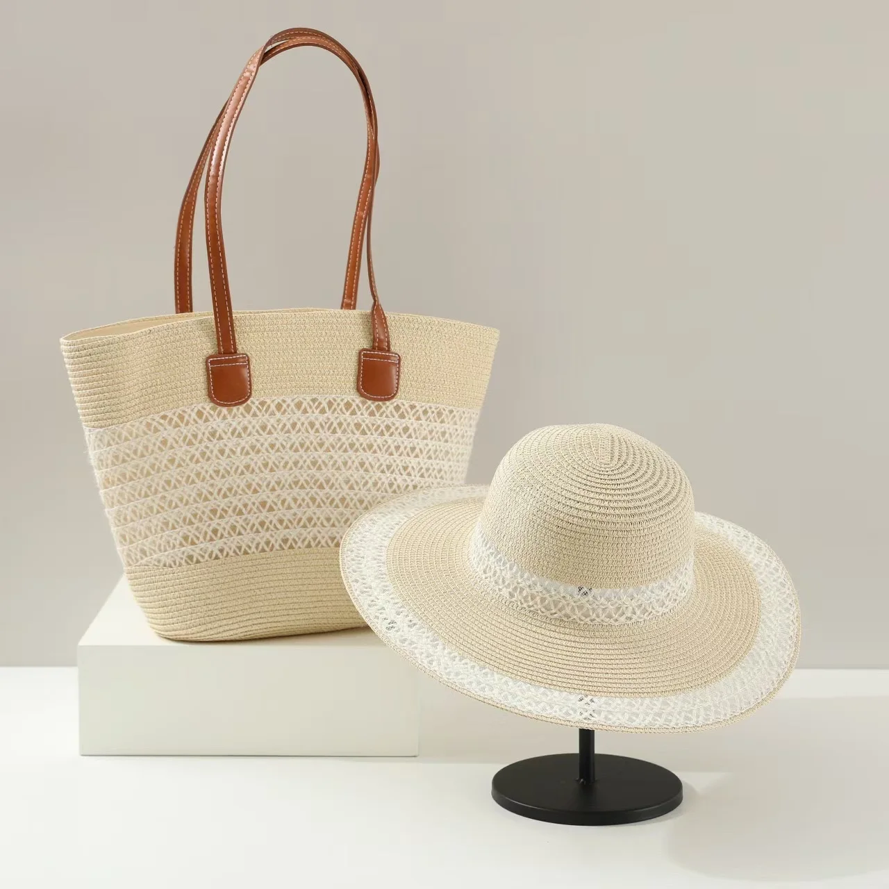 Large Capacity Straw Woven Bag - Bucket Hat Straw recensie en prijs