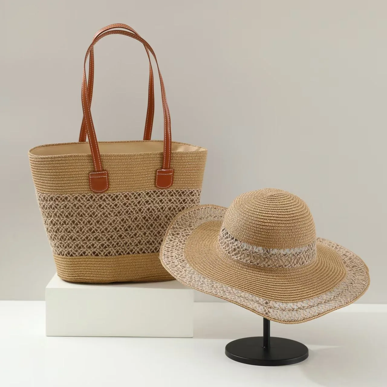 Large Capacity Straw Woven Bag - Bucket Hat Straw recensie en prijs