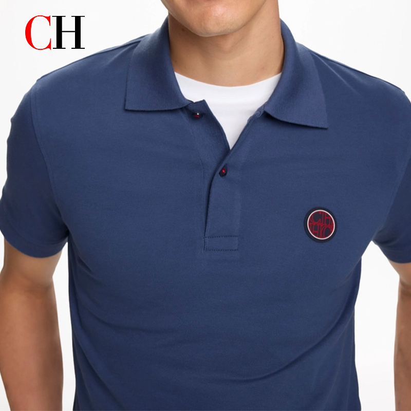 CH Red Accent Circular Rubber  - Polo Shirt Pique recensie en prijs