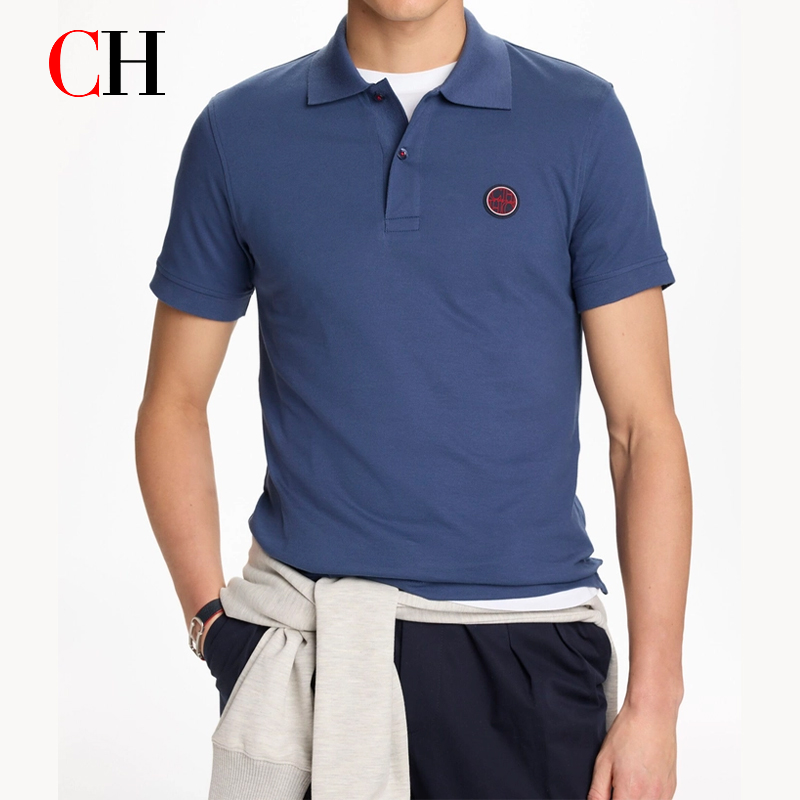 CH Red Accent Circular Rubber  - Polo Shirt Pique recensie en prijs