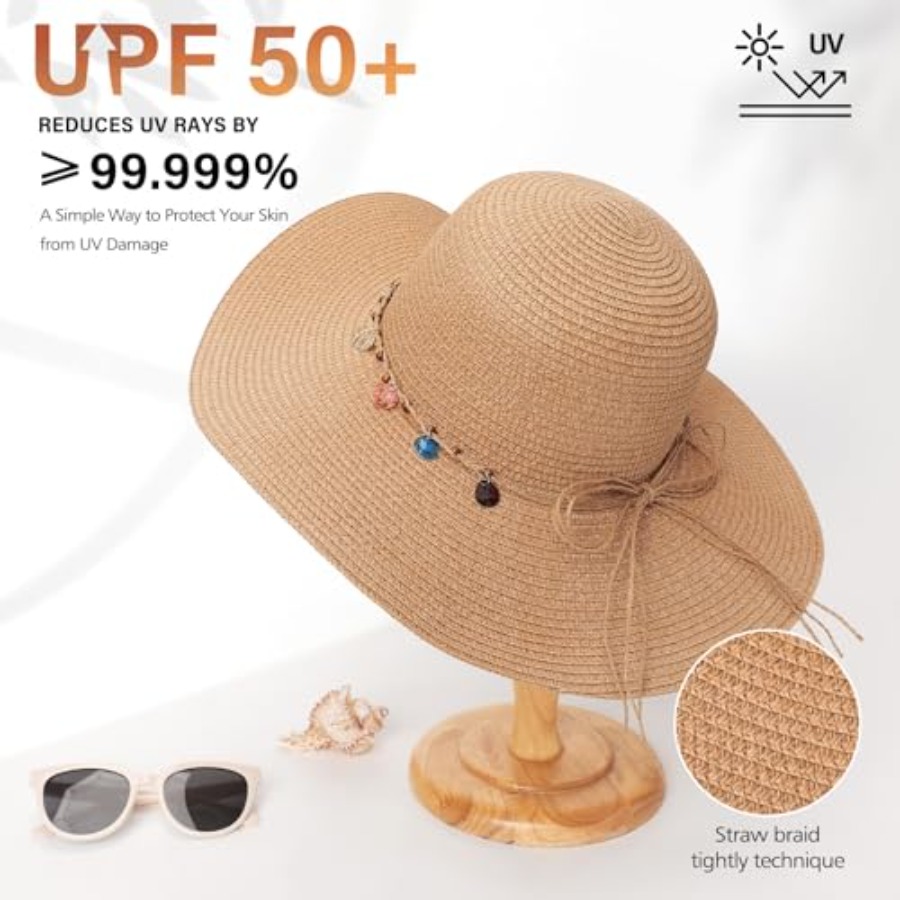 Trifabricy Beach Sun Straw Hat - Packable Hat Nylon recensie en prijs