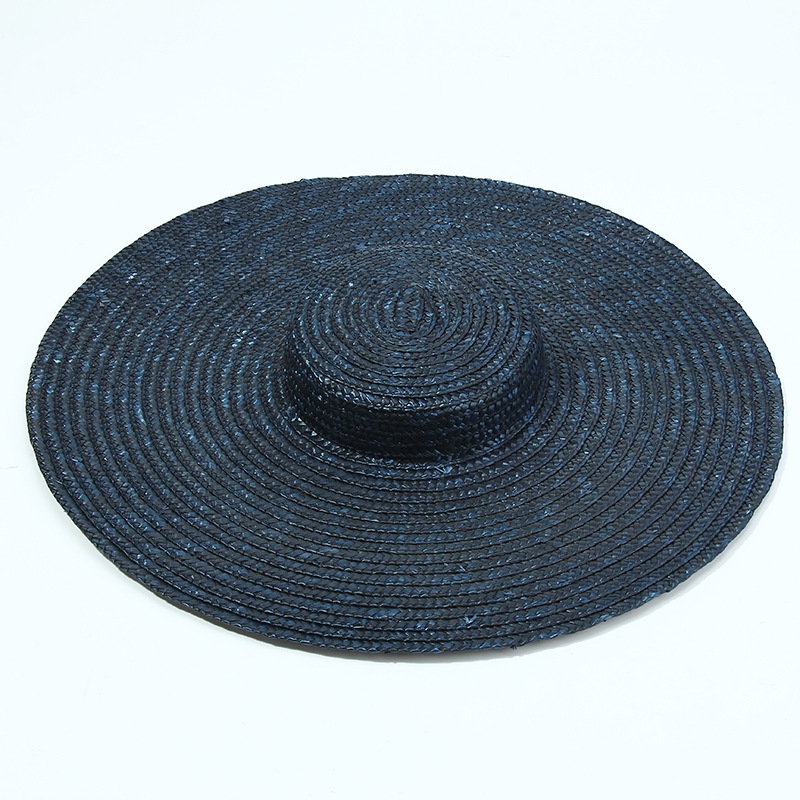 15cm Wide Brim Straw Hat Flat  - Bucket Hat Straw recensie en prijs
