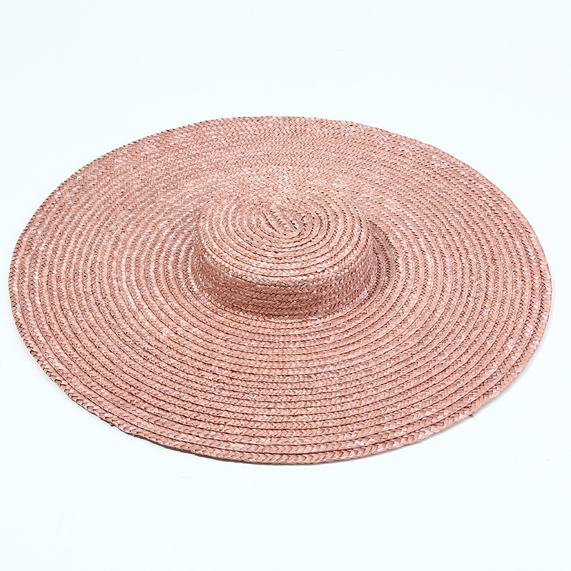 15cm Wide Brim Straw Hat Flat  - Bucket Hat Straw recensie en prijs