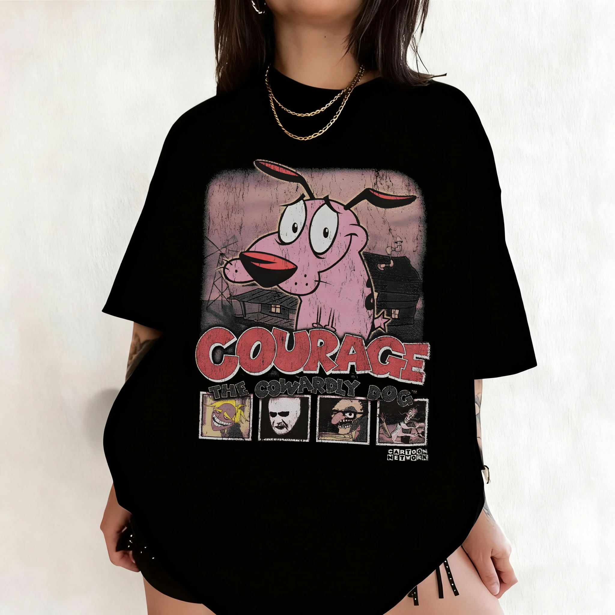 Summer Vintage Courage The Cow - Tee Graphic Print recensie en prijs
