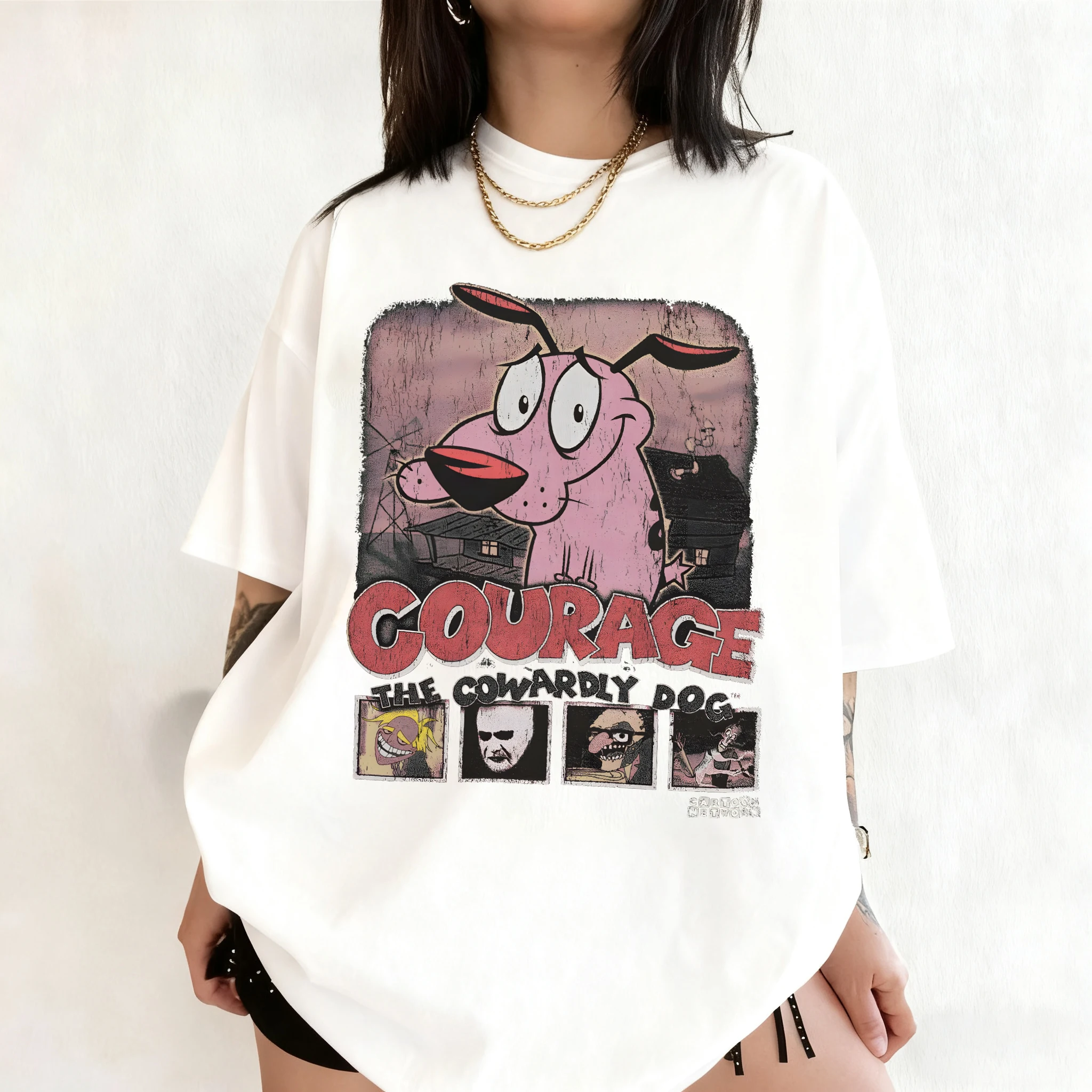 Summer Vintage Courage The Cow - Tee Graphic Print recensie en prijs