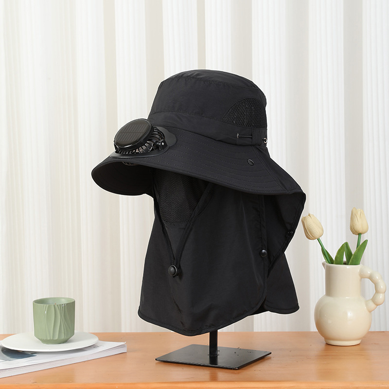 Men Solar Fan Hat Wide Brim UP - Bucket Hat Straw recensie en prijs
