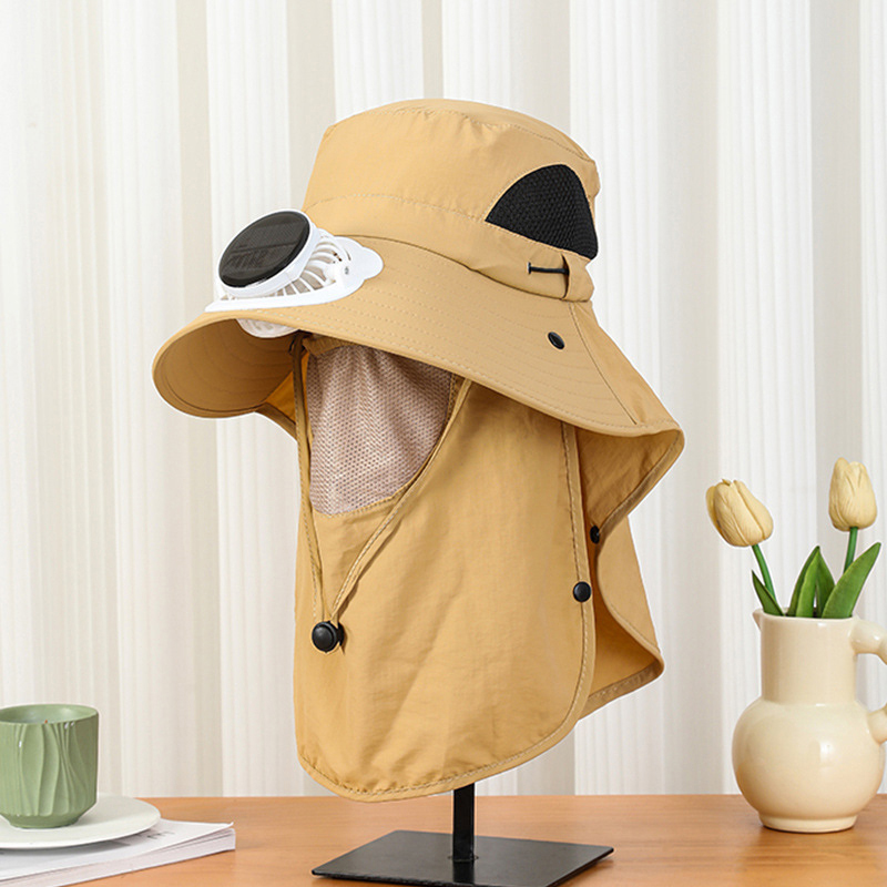 Men Solar Fan Hat Wide Brim UP - Bucket Hat Straw recensie en prijs