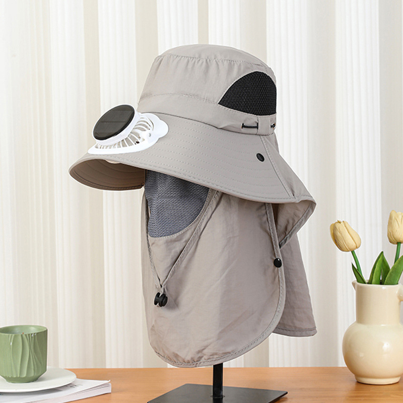 Men Solar Fan Hat Wide Brim UP - Bucket Hat Straw recensie en prijs