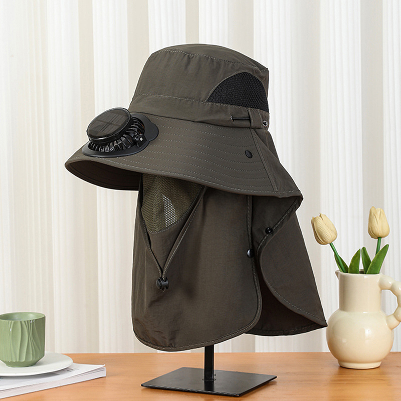 Men Solar Fan Hat Wide Brim UP - Bucket Hat Straw recensie en prijs