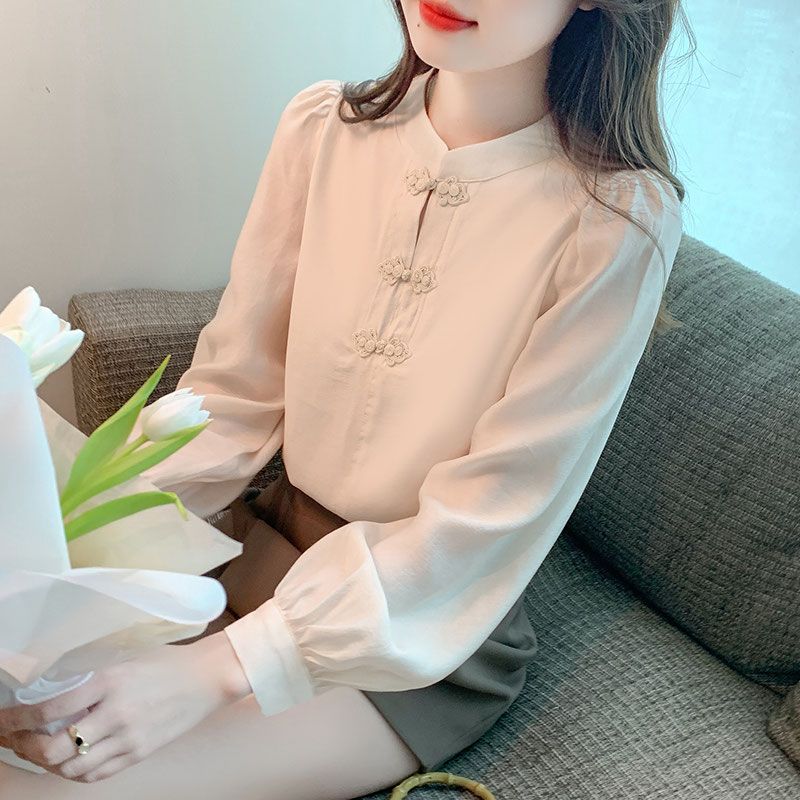 New Chinese Style Stand Up Col - Shirt Camp Collar recensie en prijs