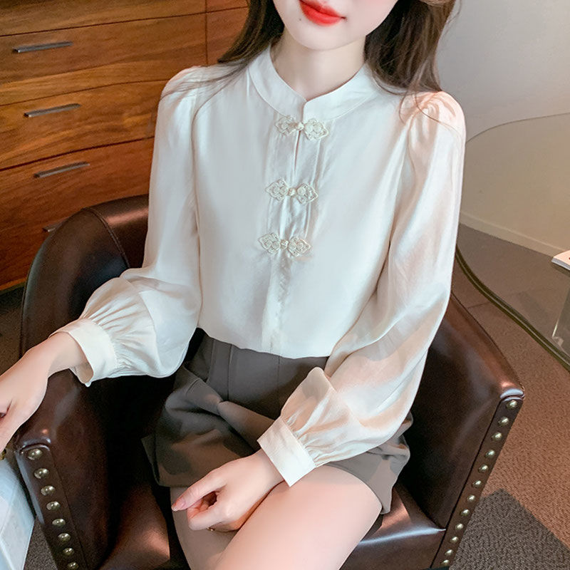 New Chinese Style Stand Up Col - Shirt Camp Collar recensie en prijs