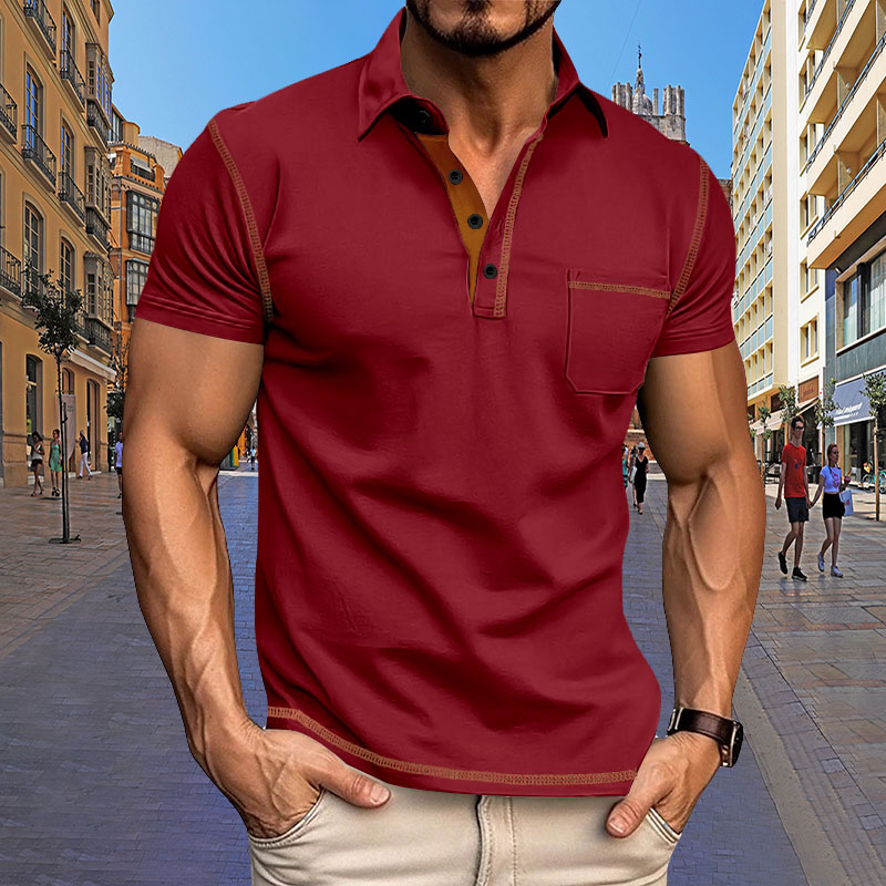 2024 New Summer Mens Lapel Poc - Polo Shirt Pique recensie en prijs