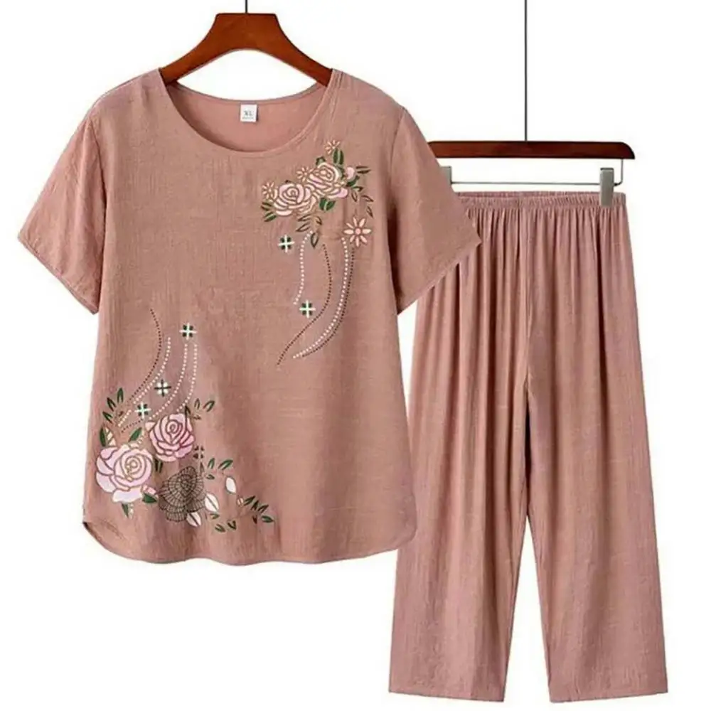 Middle-aged elderly women's sh - Linen Shirt Breathable recensie en prijs