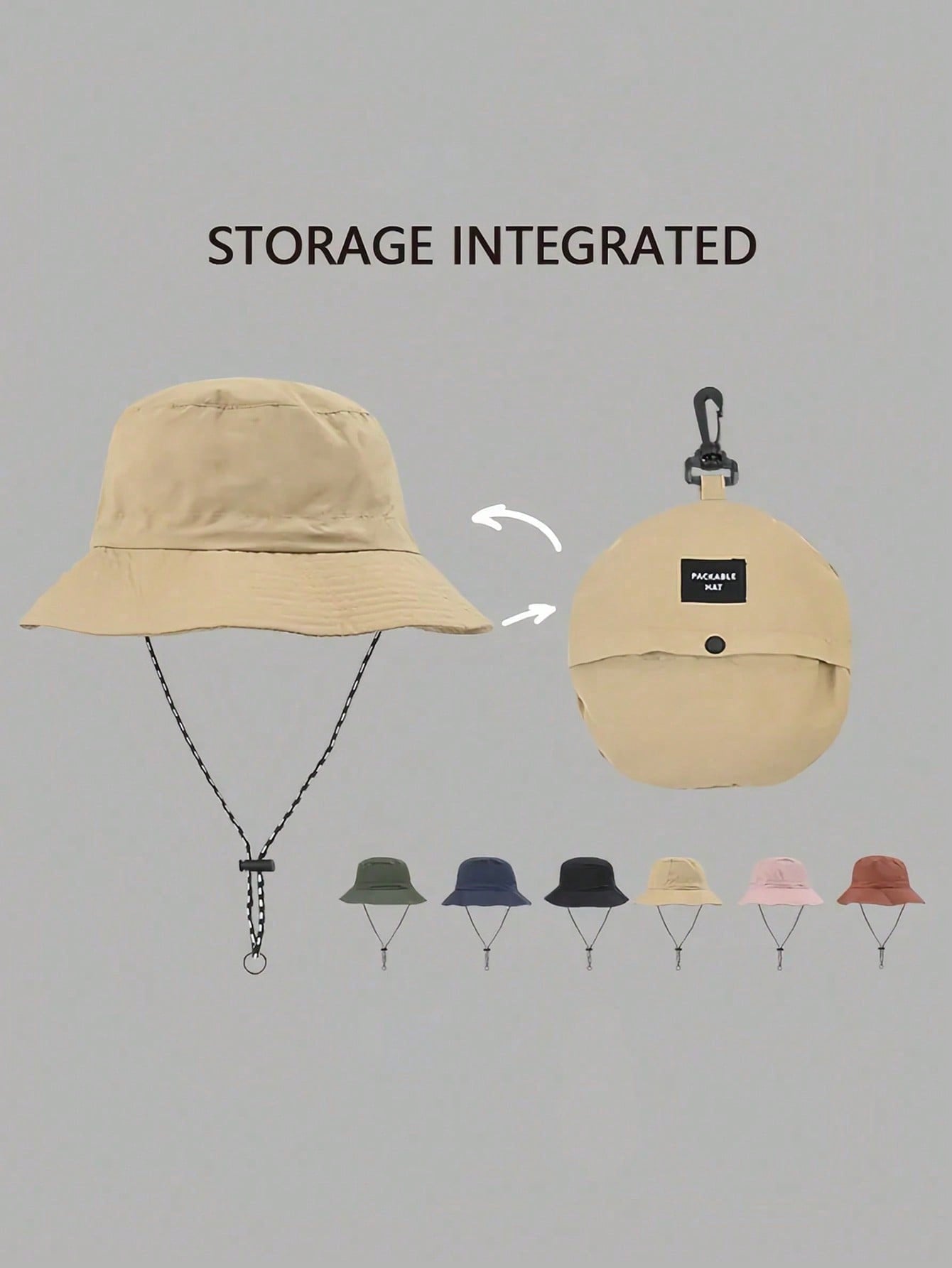 1 Pc Waterproof Bucket Hat, Fo - Packable Hat Nylon recensie en prijs