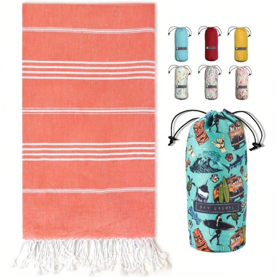 Turkish Beach Towel With Trave - Beach Towel Large recensie en prijs