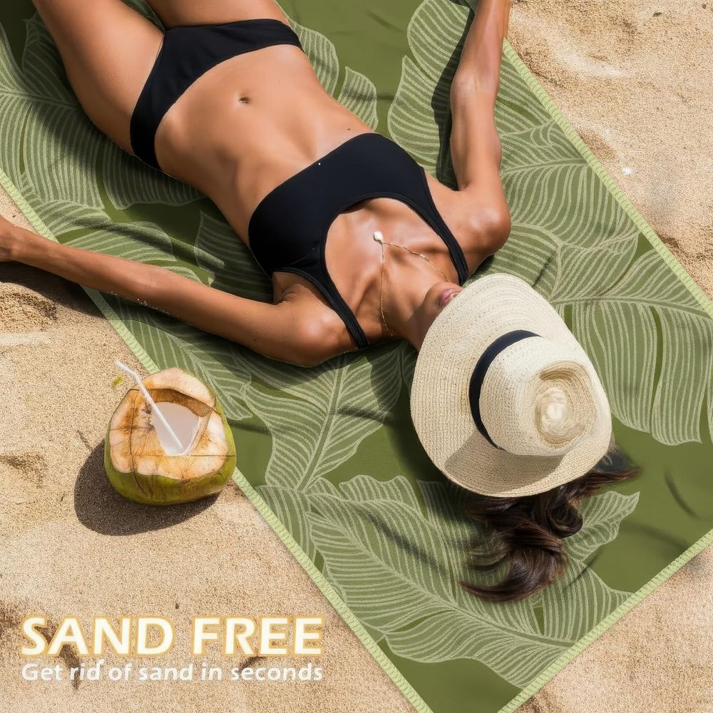 Large Quick-Dry Sand-Free Beac - Beach Towel Large recensie en prijs