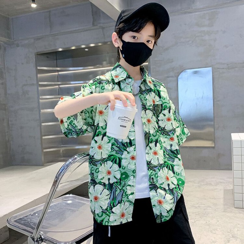 Boys' Floral Shirt Summer Set  - Resort Shirt Floral recensie en prijs